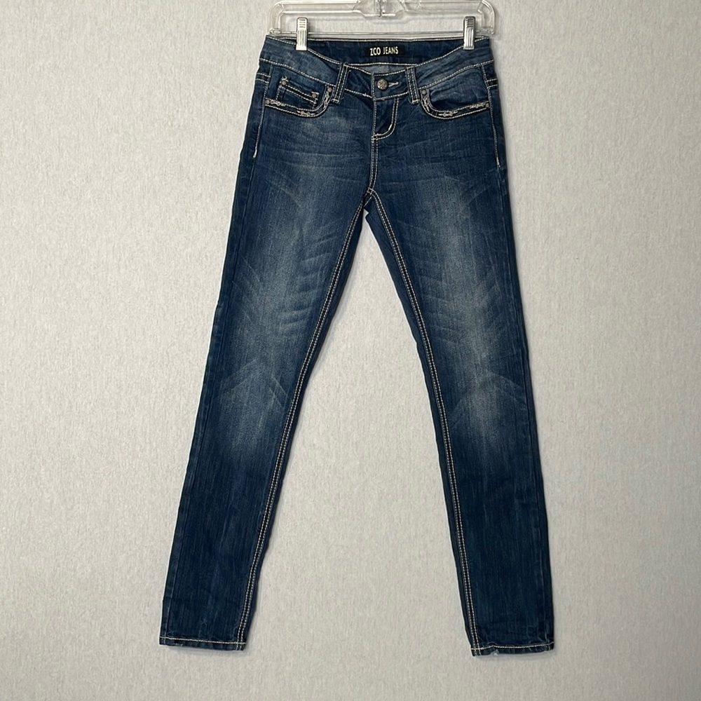 ZCO, junior, embellished, denim, skinny jeans.